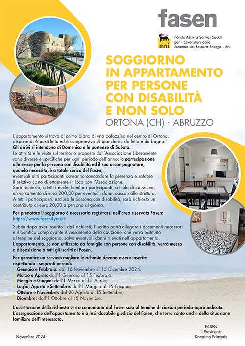 VACANZE E ATTIVITÀ PER PERSONE CON DISABILITÀ > IL FASEN A SOSTEGNO DELLE FAMIGLIE